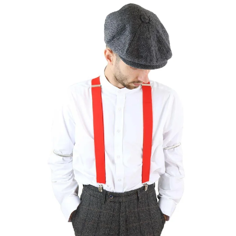 Mens Classic Vintage Retro Trouser Braces Suspenders 1920s Gatsby Blinders