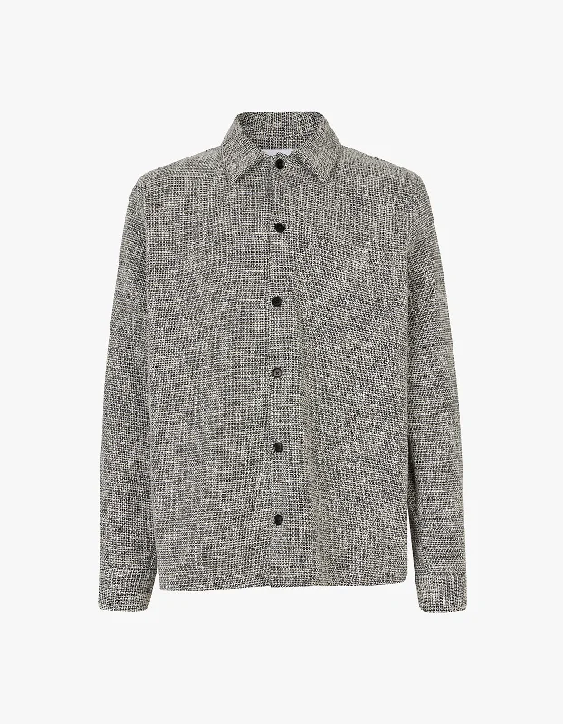 Men's Coats for Cold WeatherSataka Jc Overshirt 15386 - Black Mel.