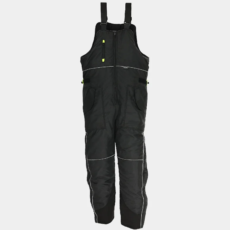 Men's Pants with Ripped and Distressed DetailsReflex Bib Overalls