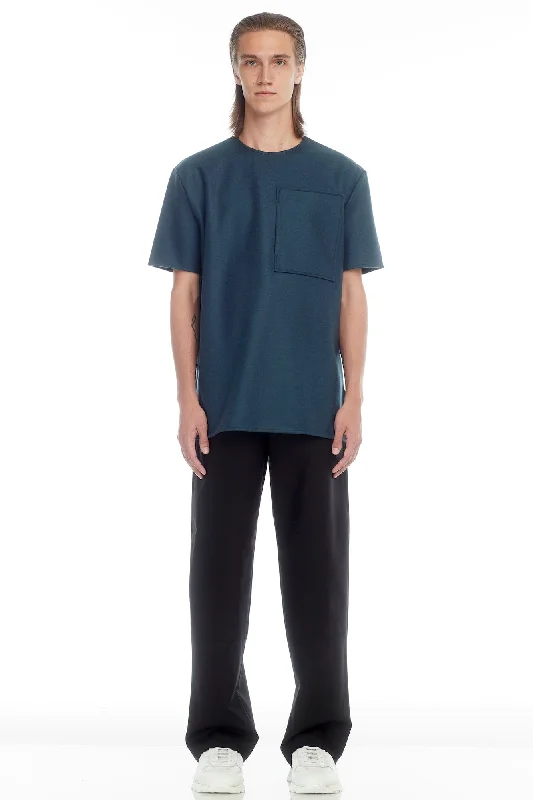 Men's Pants with Slant PocketsJil Sander T-Shirt CN SS in Aqua