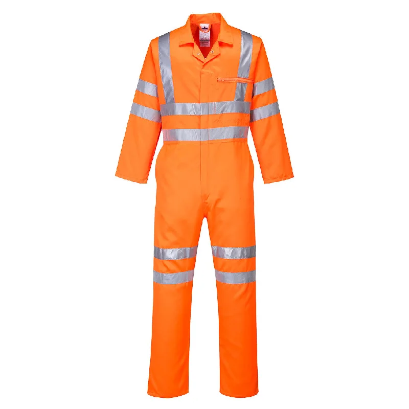 Classic Men's JeansPortwest RT42 Hi Vis Poly-cotton Coveralls RIS