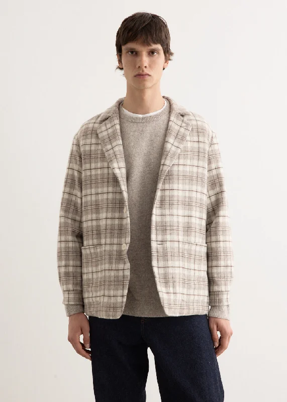 Men's Coats with Quilted Lining3 Button Jacket