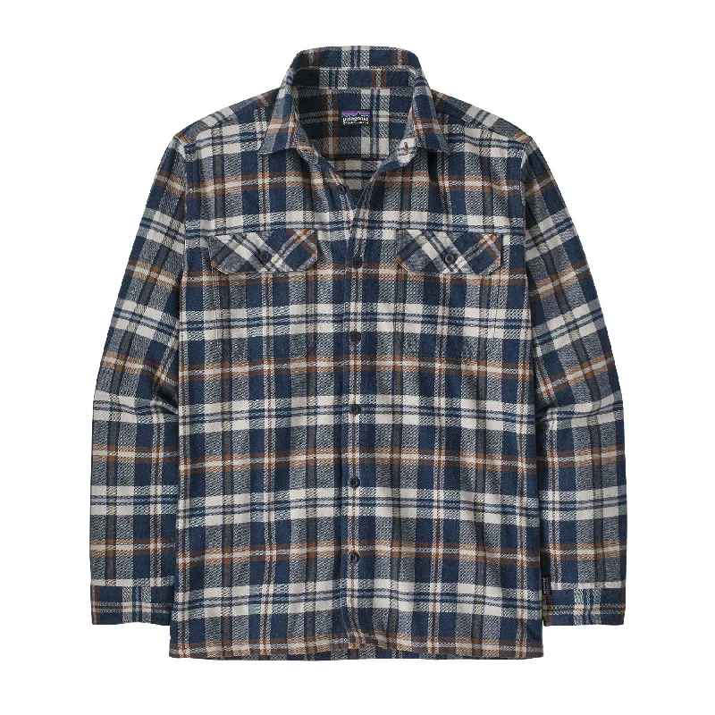 Men's Oxford Shirts for a Preppy StyleMen's Long-Sleeved Organic Cotton Midweight Fjord Flannel Shirt