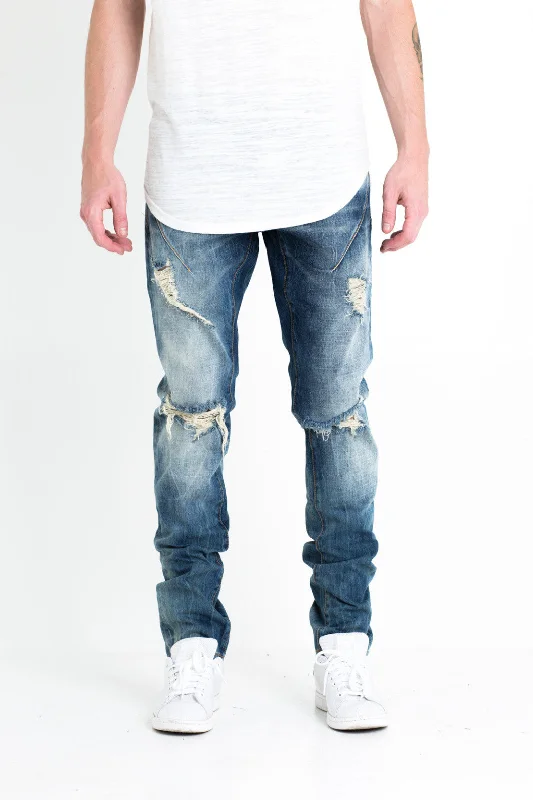 XL Men's JeansHAN DENIM (DARK BLUE)