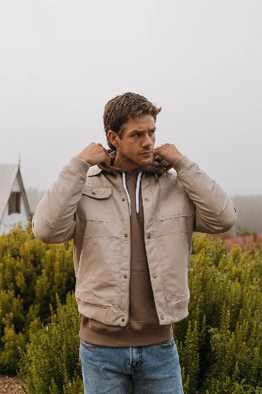 Versatile Men's Pea CoatsAnvil Mens Jacket - Camel
