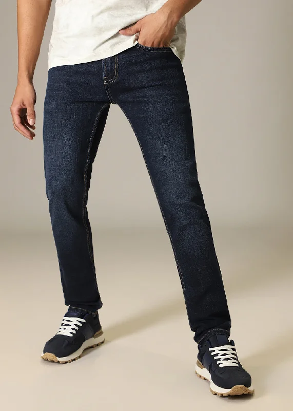 Men's Jeans with a Distressed LookAzora Blue Slim fit Jeans