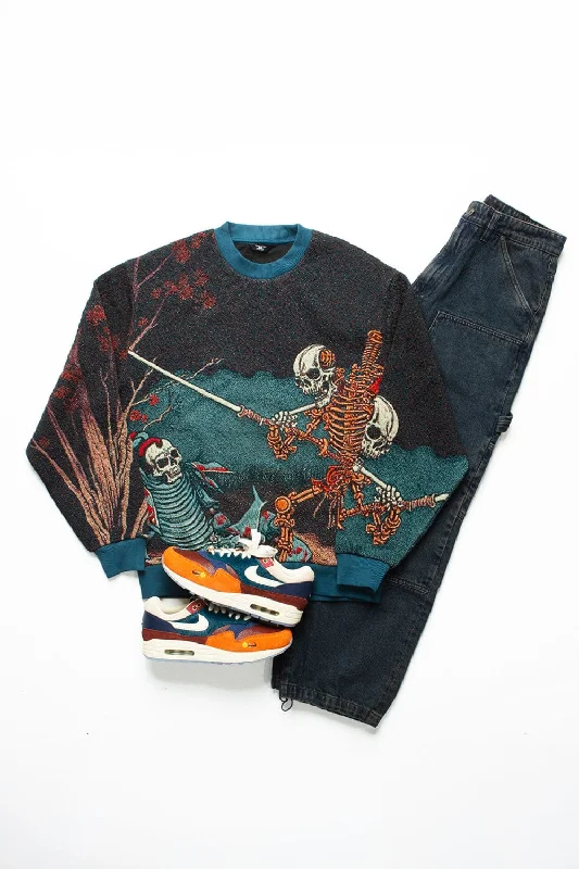 Authentic Men's Denim JeansSkulletal Craftsman Bling Bundle