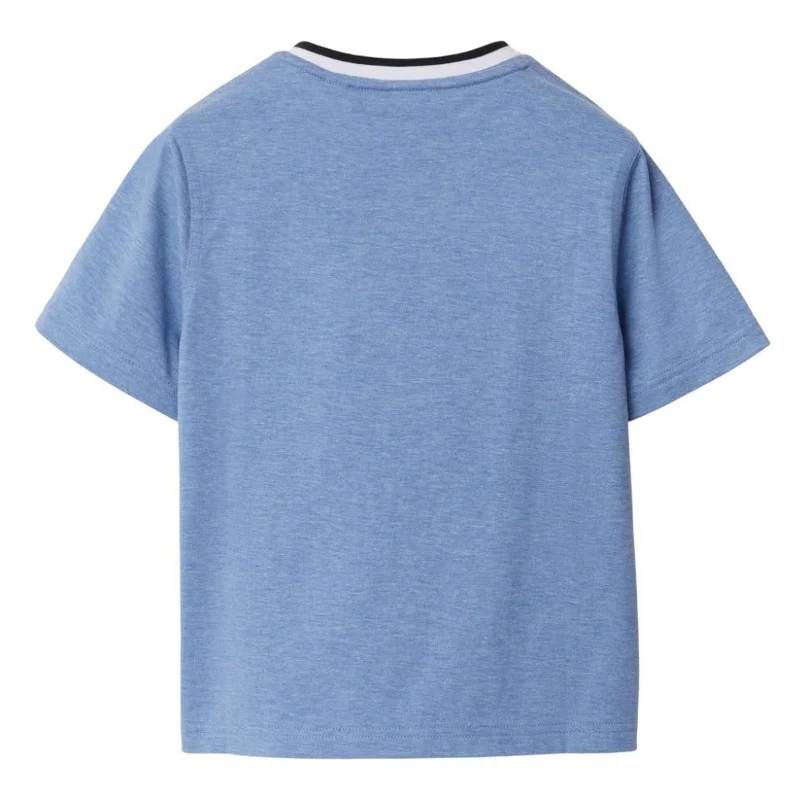 Men's Shirts with Mandarin CollarsBlue Logo T-Shirt