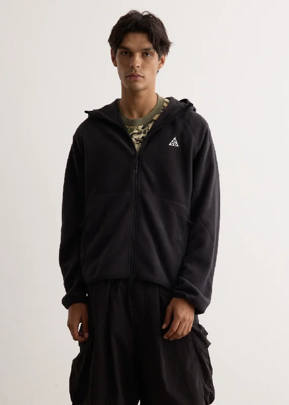 Men's Coats with Water-Repellent FabricACG Wolf Full Zip Hoodie