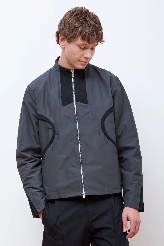 Durable Men's Car CoatsPasve Jacket Black Grey