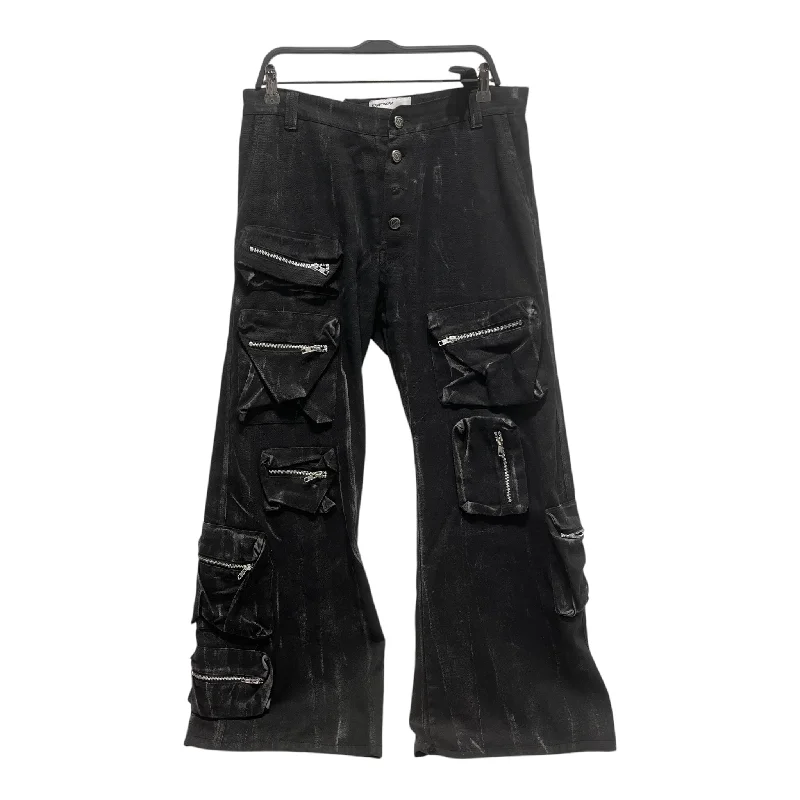 Trendy Men's JeansKraftWork /Straight Pants/32/Denim/BLK/CARGO POCKETS