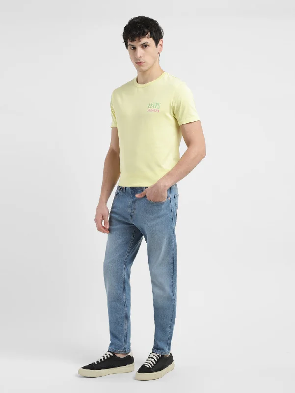 Men's Jeans with Embroidered LogosMen's 512 Light Blue Slim Tapered Fit Jeans