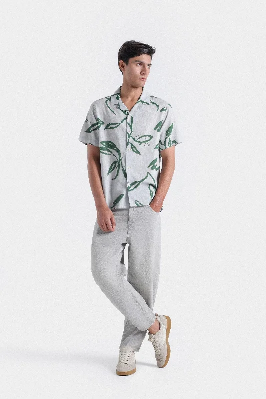 Men's Color-Blocking Shirts for a Statement LookAll Over Printed  Shirt