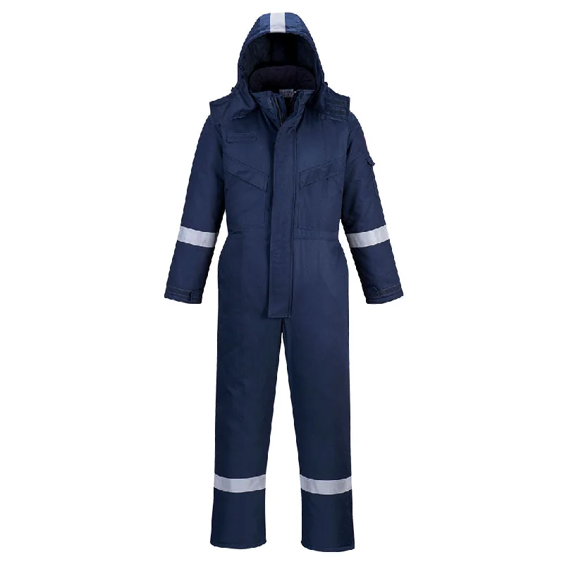 Men's Pants with Stain-Resistant TreatmentPortwest FR53 FR Anti-Static Flame Retardant Winter Coveralls Men's Pants with Stain-Resistant TreatmentPortwest FR53 FR Anti-Static Flame Retardant Winter Coveralls