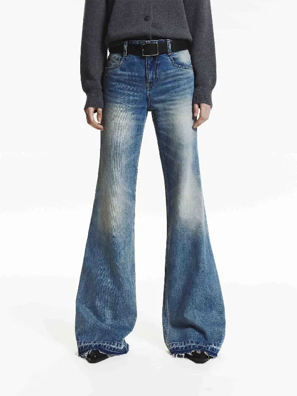 Best Selling Men's Jeans BrandsRaw Hem Flare Jeans