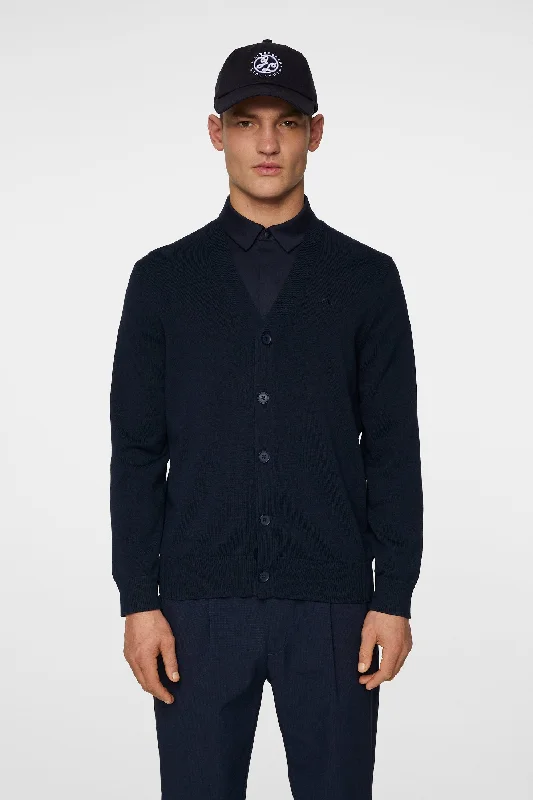Men's Sweaters with Low-Neck DesignsJarred Knitted Cardigan