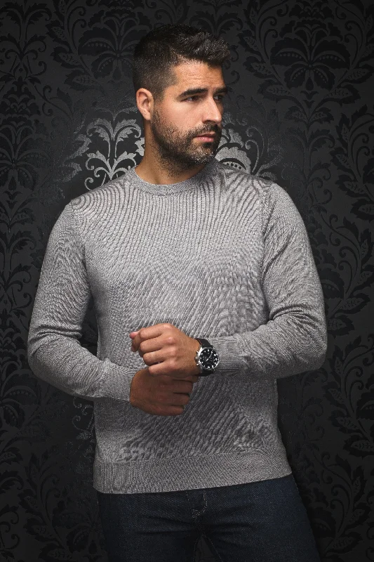 Men's Sweaters with Pockets and ZippersAu Noir® Sweaters | Marini Med Grey