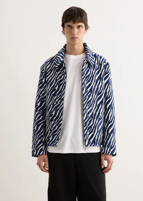 Men's Coats with Multi-Pocket DesignSea Storm Jacquard Jacket