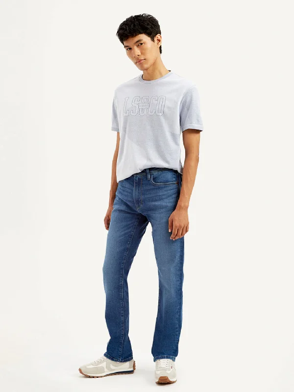 Jeans for Men with a Curvy BodyMen's 513 Slim Straight Fit Blue Jeans