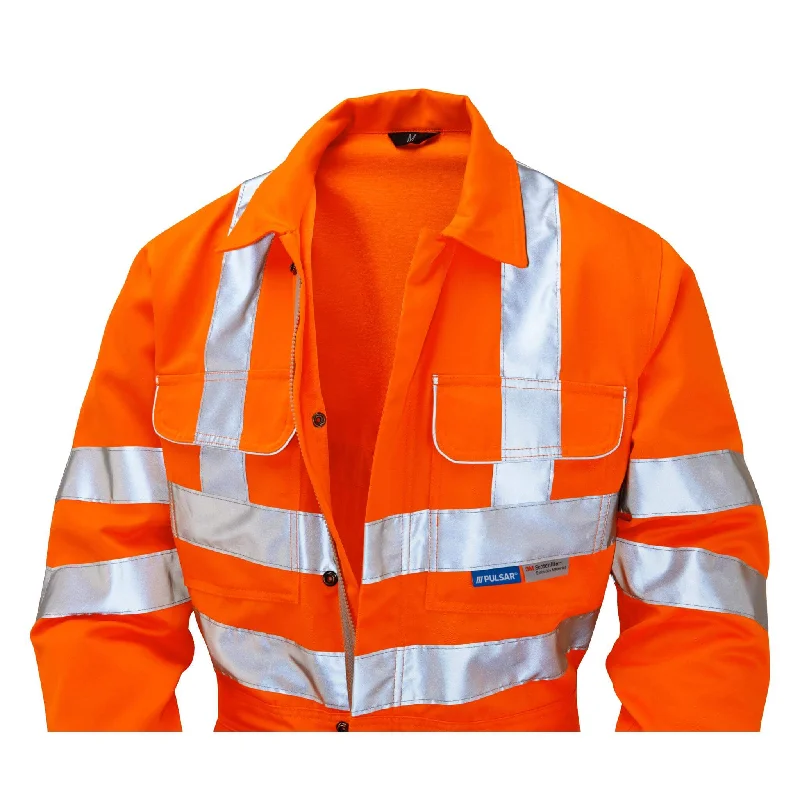 Men's Patterned Pants with Animal PrintsPULSAR PR339 Rail Spec Hi Vis Knee Pad Combat Coverall Men's Patterned Pants with Animal PrintsPULSAR PR339 Rail Spec Hi Vis Knee Pad Combat Coverall