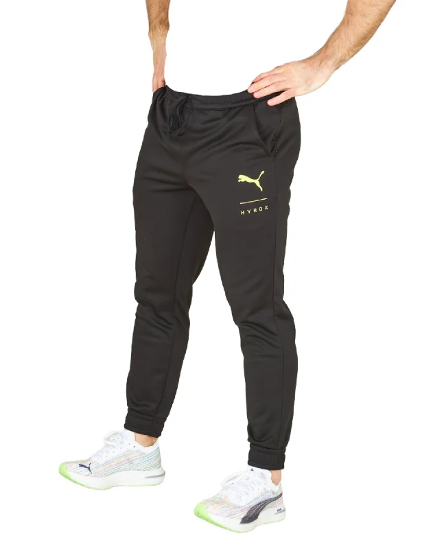 Men's Pants with Belt LoopsHYROX|PUMA PWRFLEECE Jogger - Black