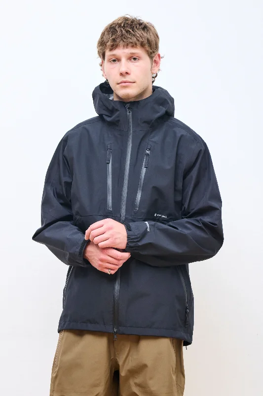 Men's Coats for HikingGore-Tex Rain Jacket Black