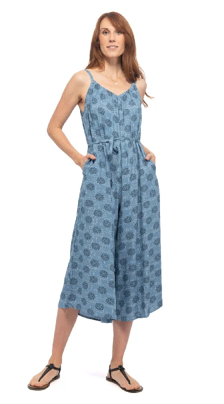 Men's Formal Trousers for BusinessMarley Jumpsuit - blue matrix - rayon
