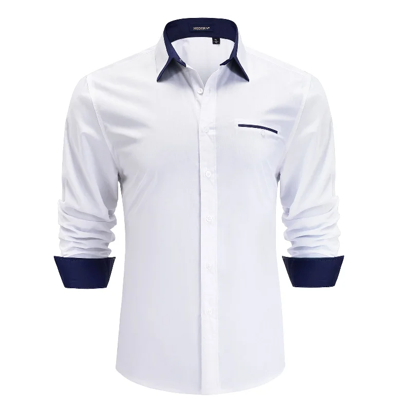 Men's Scoop Neck T-Shirts for a Relaxed FeelMen's White Dress Shirt with Contrast Navy Collar Men's Scoop Neck T-Shirts for a Relaxed FeelMen's White Dress Shirt with Contrast Navy Collar