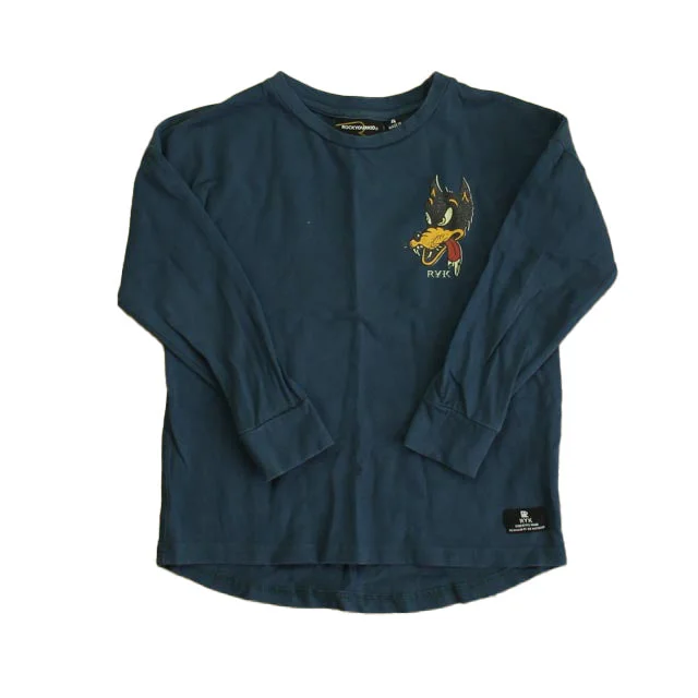 Men's Shirts with CollarsRock Your Kid Boys Teal Long Sleeve T-Shirt