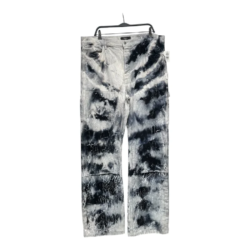 Authentic Raw Denim Men's JeansAMIRI/Skinny Pants/36/Denim/WHT/All Over Print/lightning