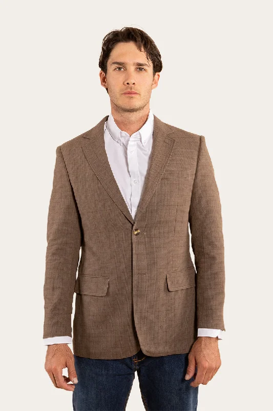 Men's Coats with Velcro ClosuresLawson Mens Blazer - Brown