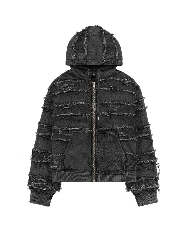Men's Hoodies with Pass-Through PocketsWashed Flag Hoodie