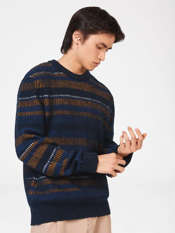 Men's Sweaters with Button CuffsB by Ben Sherman Stripe Knit Sweater