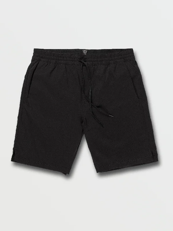 Men's Solid-Colored Pants for VersatilityRippah Shorts - Black