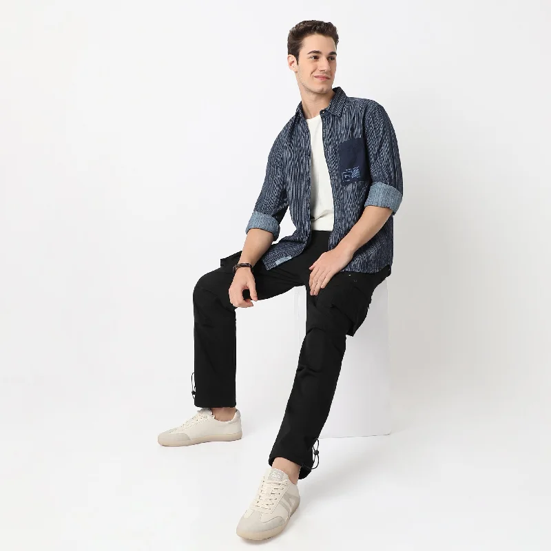 Men's Monochrome Shirts for a Minimalist VibeStriped Modern Explorer Cruiser Shirt Men's Monochrome Shirts for a Minimalist VibeStriped Modern Explorer Cruiser Shirt