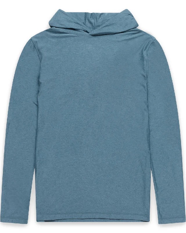 Men's Hoodies with Hidden Pockets for PhonesLong Sleeve Hooded Active Tee