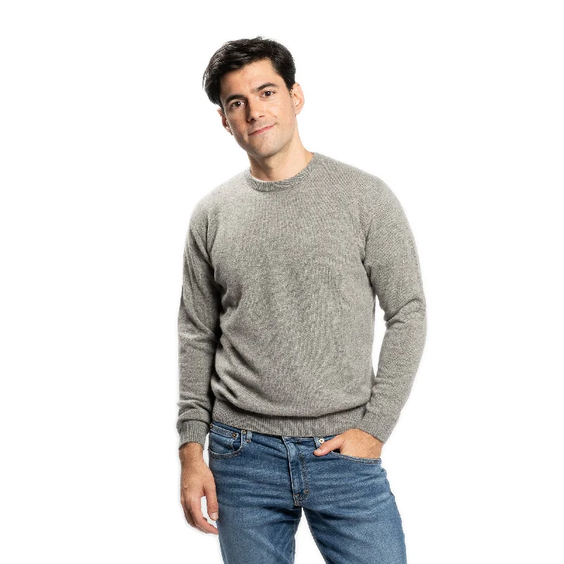 Men's Sweaters in Metallic ColorsLoro Piana Cashmere Sweaters - Grey