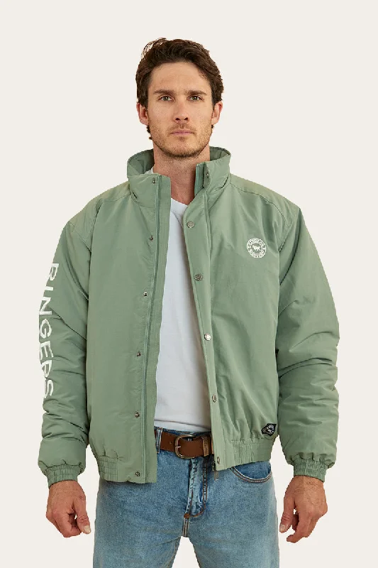 Men's Coats with Wind-Resistant FabricKidman Mens Jacket - Leaf/Off White