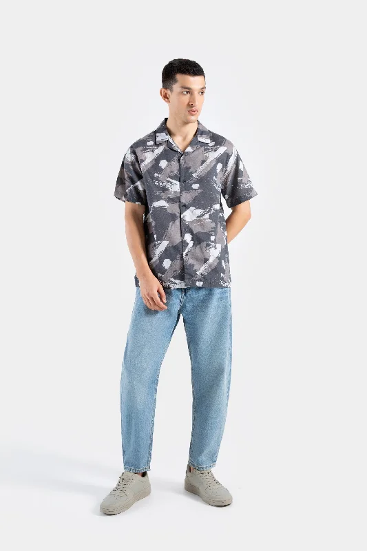 Men's Vintage T-Shirts for a Retro VibeAll Over Printed Resort Collar Shirt
