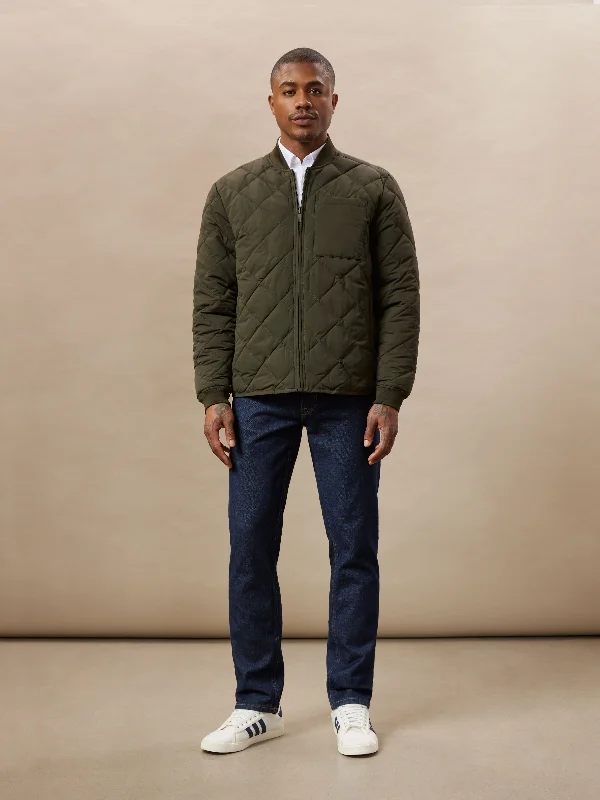 Men's Coats for SnowshoeingThe Skyline Reversible Bomber in Rosin
