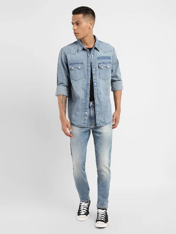 Oversized Relaxed-Fit Men's JeansMen's 512 Light Indigo Slim Tapered Fit Jeans