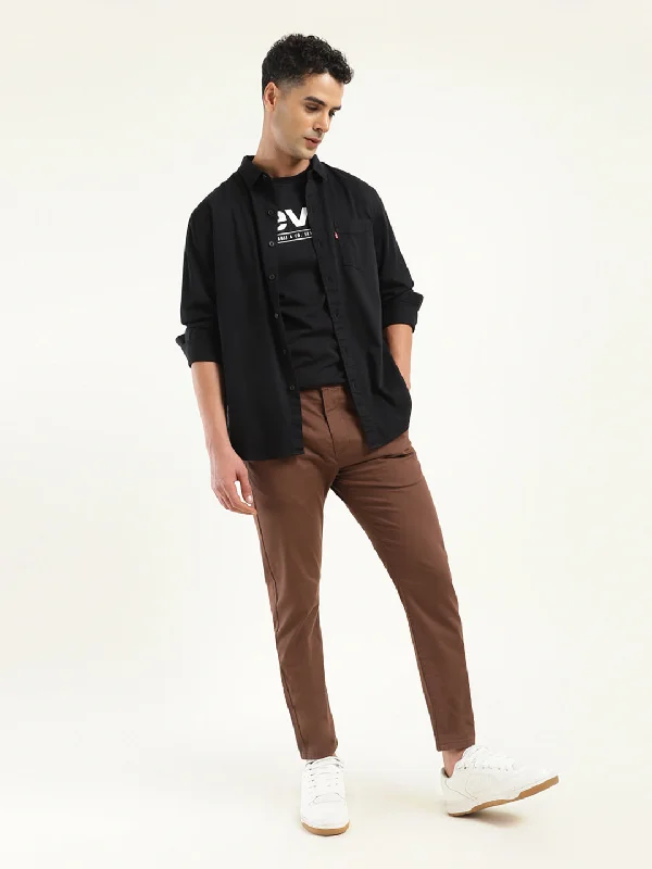 Rip and Tear Men's JeansMen's 512 Slim Tapered Fit Brown Chinos