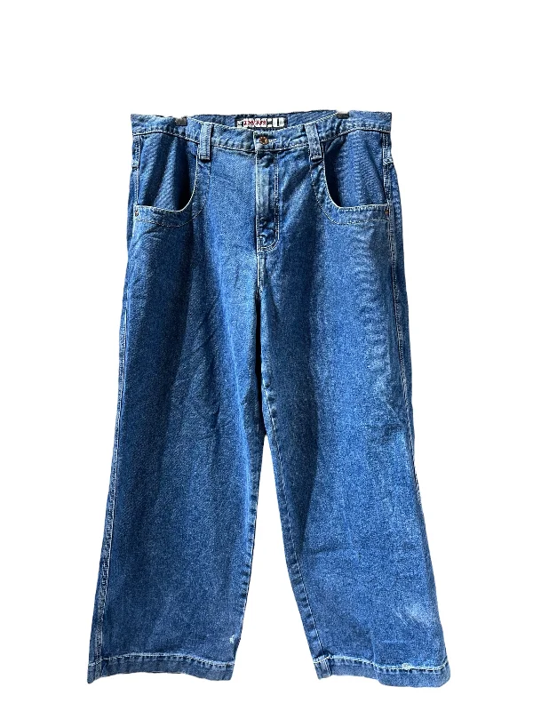 High-Quality Men's JeansJNCO/Straight Pants/40/Denim/BLU/TWIN CANNON
