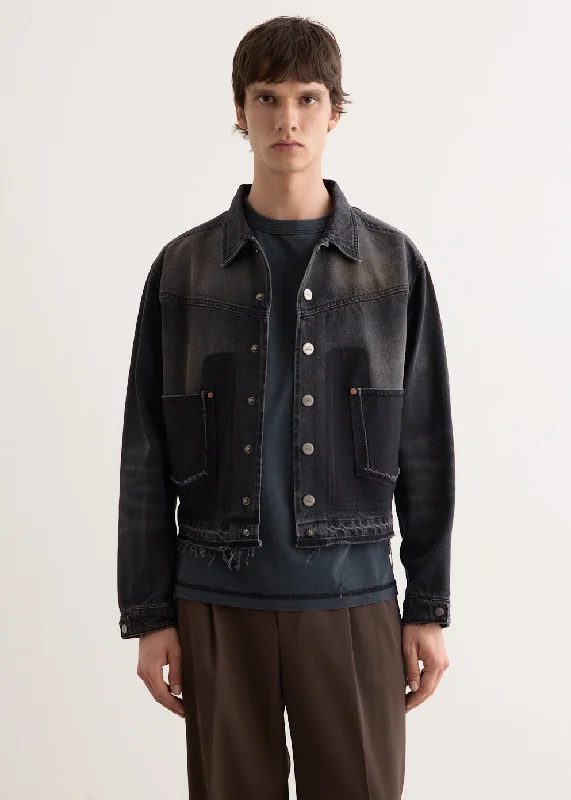 Men's Coats for Rainy WeatherRodeo Motorcycle Denim Jacket