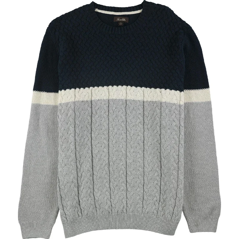 Cozy Men's Cable-Knit SweatersTasso Elba Mens Orli Cable Knit Sweater