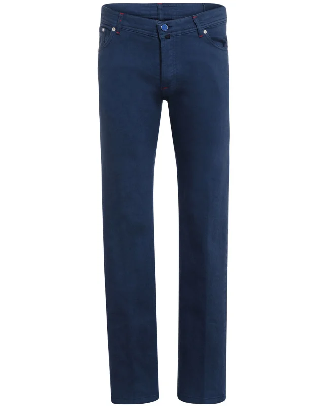 Designer Men's JeansSlim Fit Denim in Slate Blue