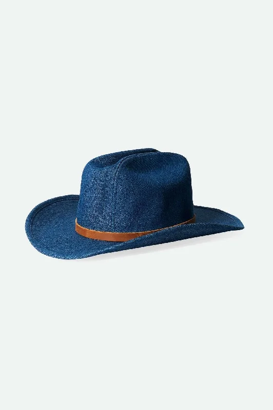 Men's Ripped JeansRange 70's Cowboy Hat - Denim
