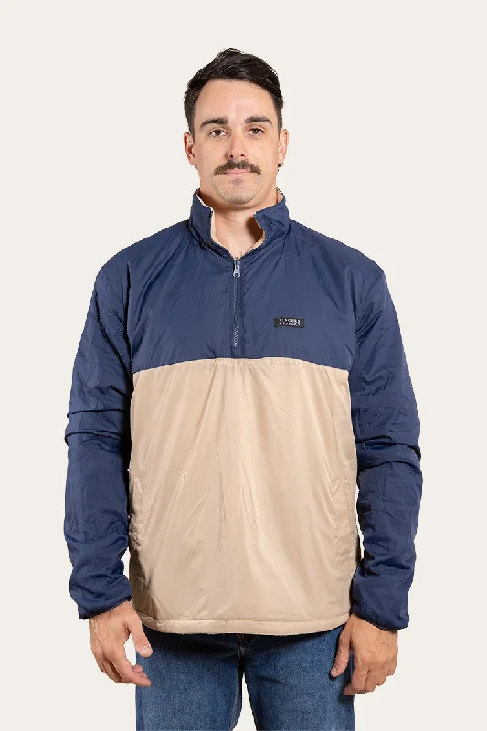 Men's Coats with Water-Repellent FabricPathfinder Mens Reversible Jacket - Dark Navy