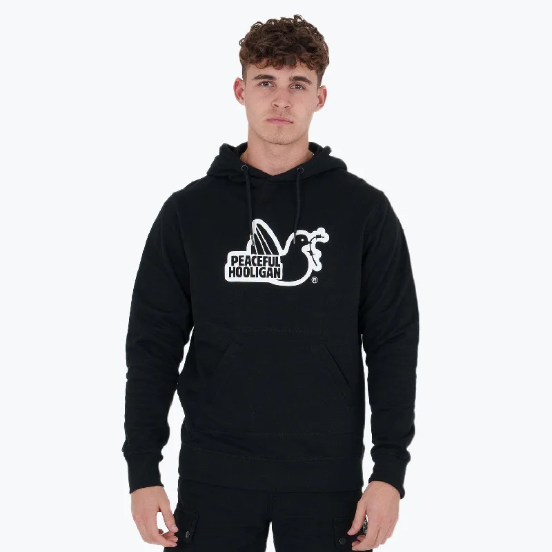 Men's Hoodies for WorkoutOutline Hoodie Black
