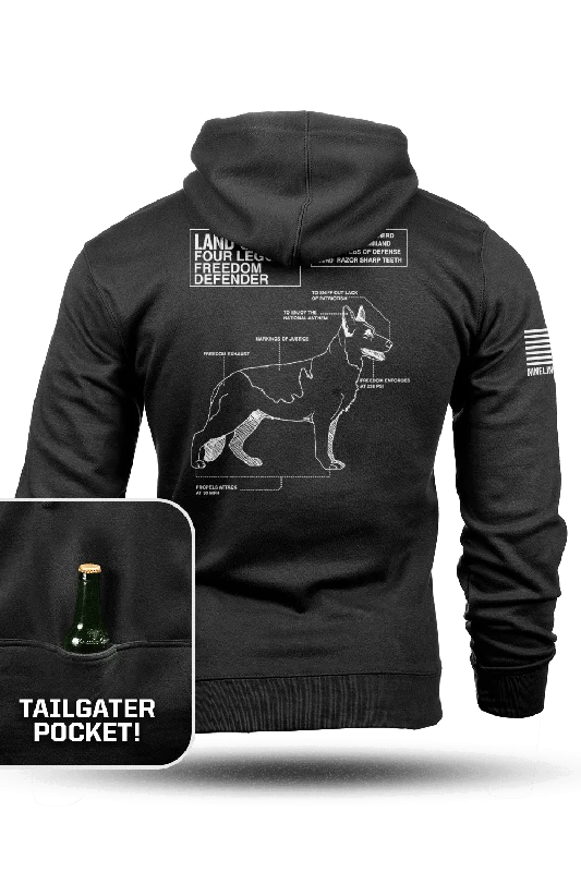 Men's Hoodies for Winter SportsLand Shark - Tailgater Hoodie